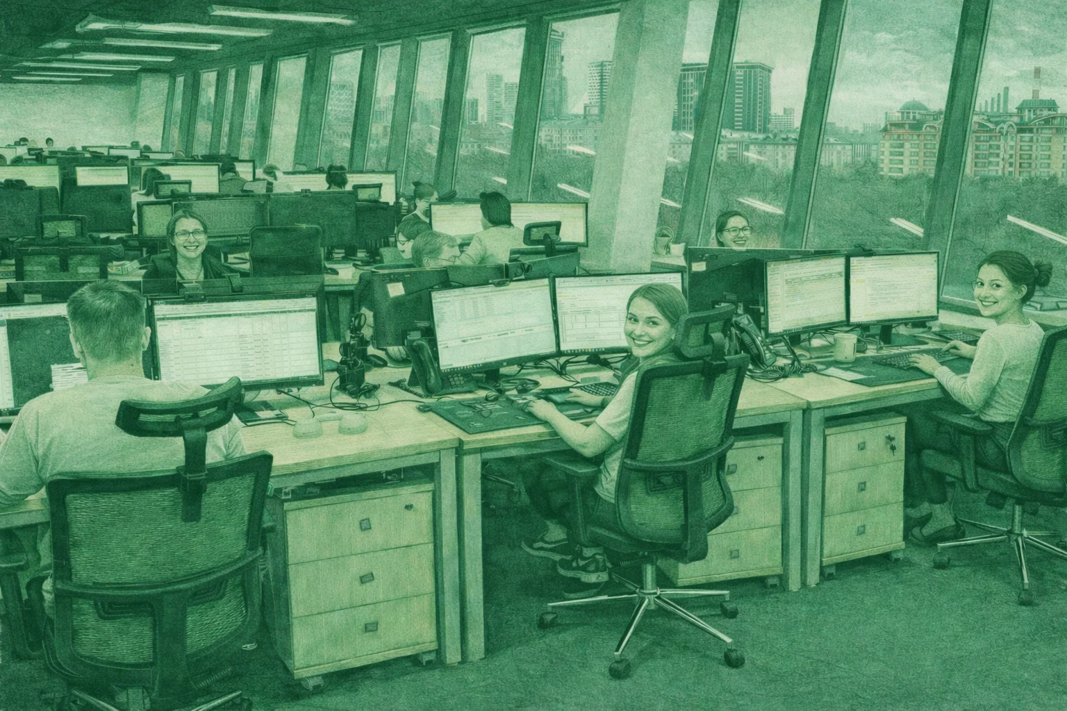 Рабочее пространство нашей команды